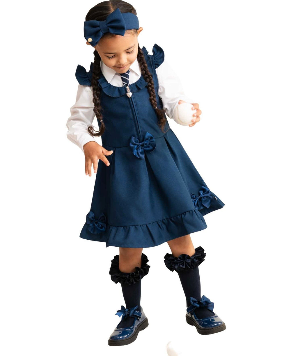 Caramelo Pinafore Navy