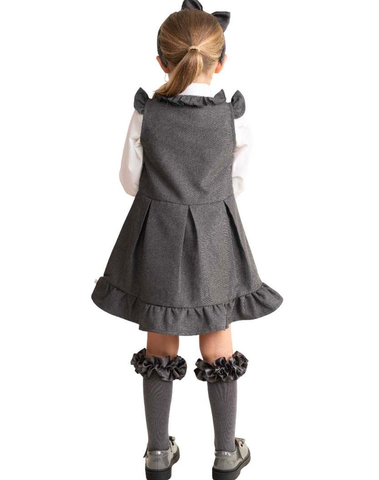 Caramelo Pinafore Grey