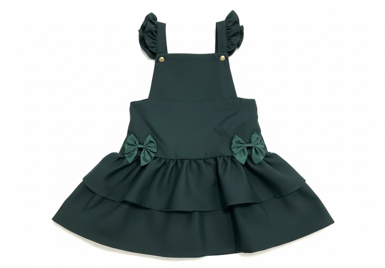 Bottle Green Pinafore