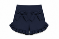 Navy Bow Shorts