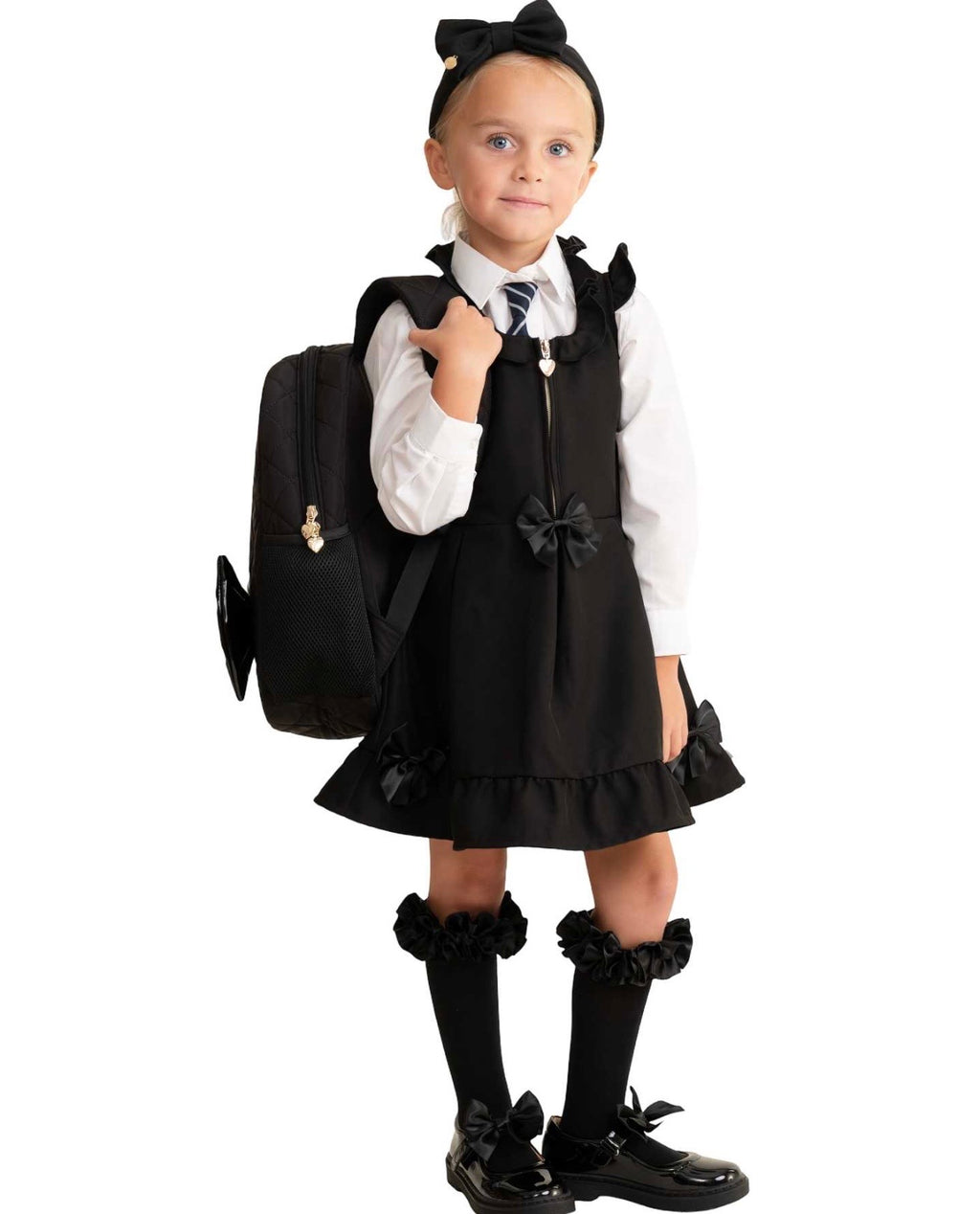 Caramelo Pinafore Black