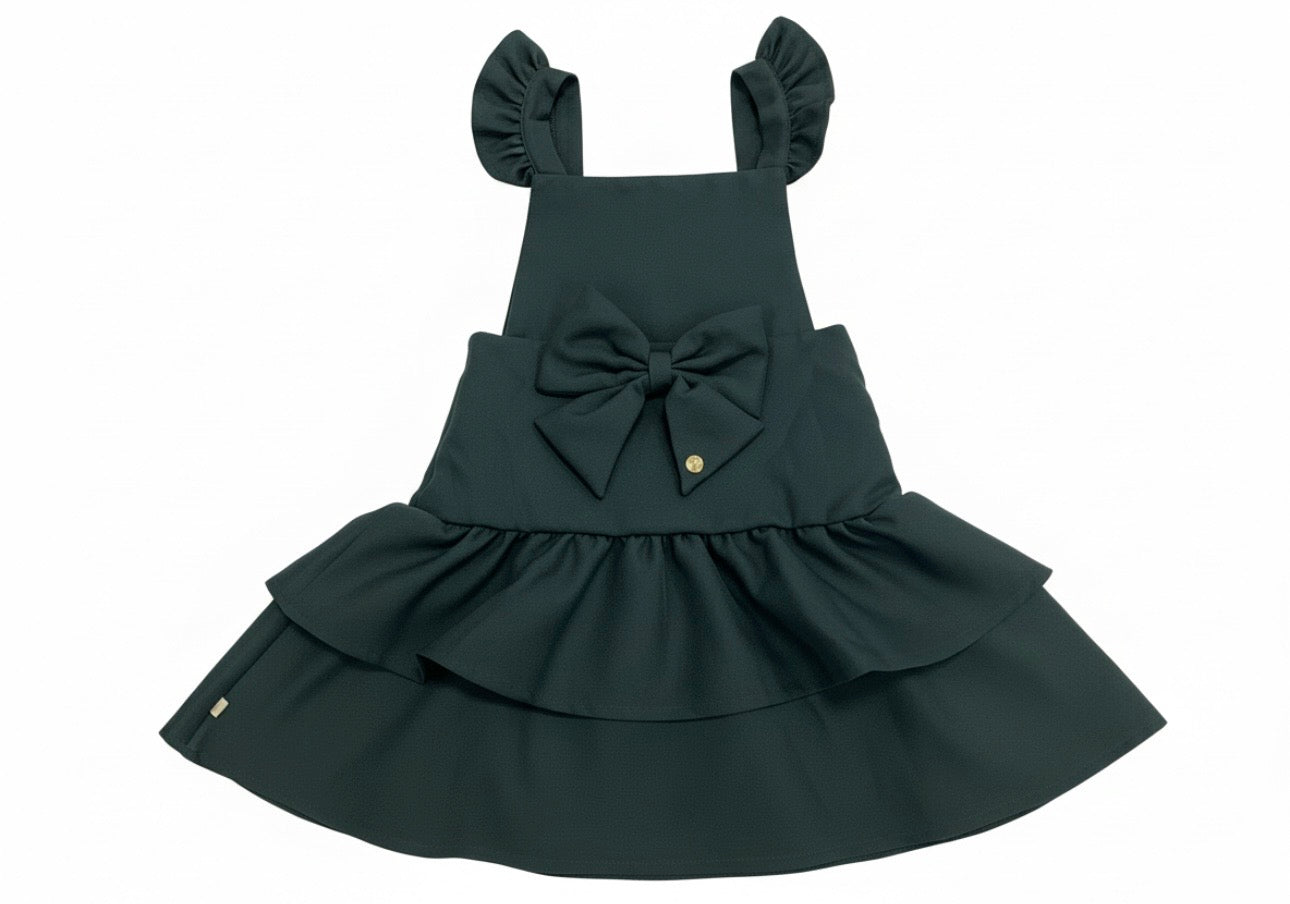 Bottle Green Pinafore