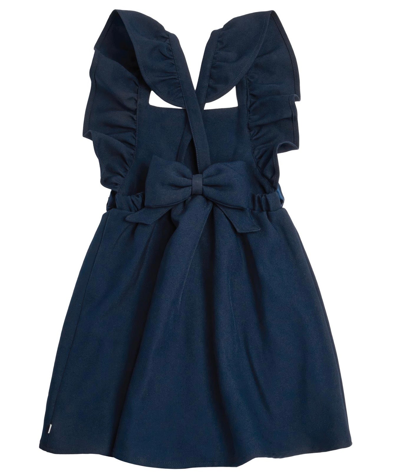 Caramelo Frill Pinafore Navy