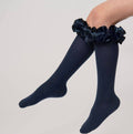 Ruffle Socks Navy