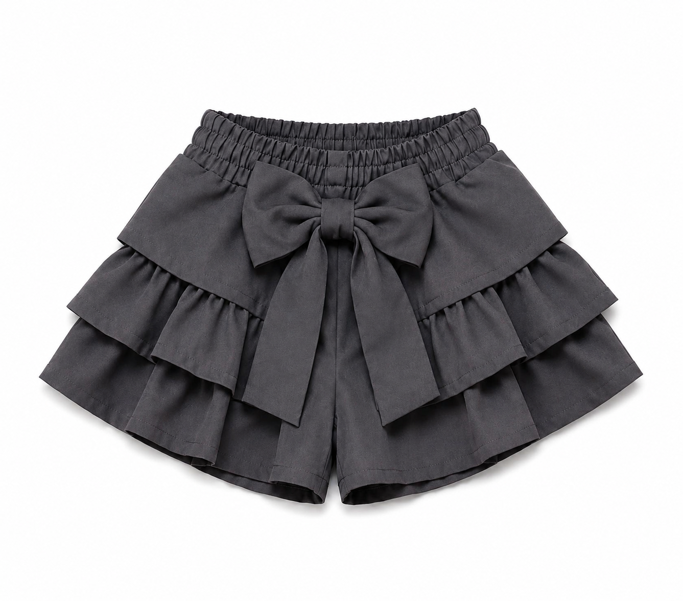 Ruffle Shorts Grey