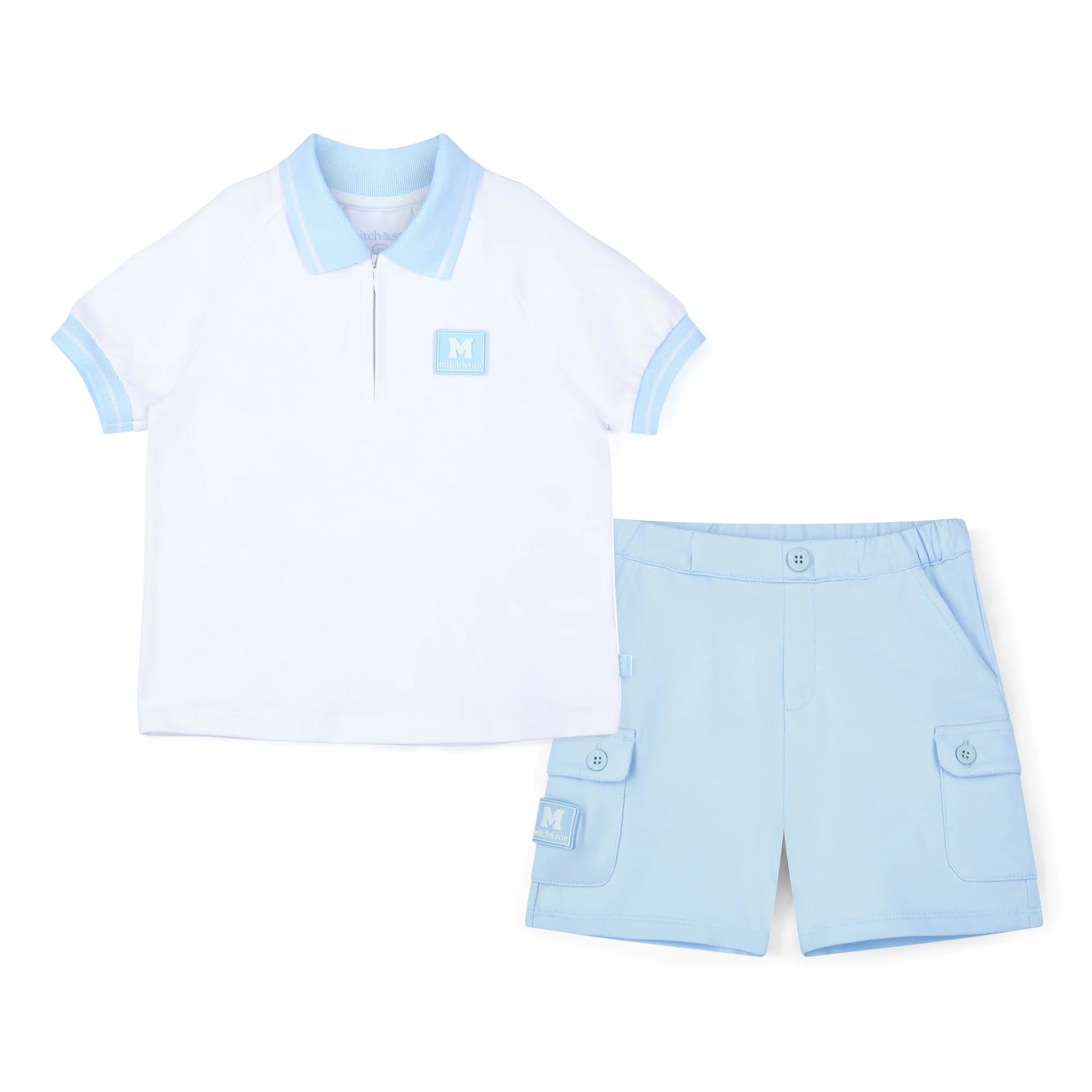 Blue Oakland Short Set