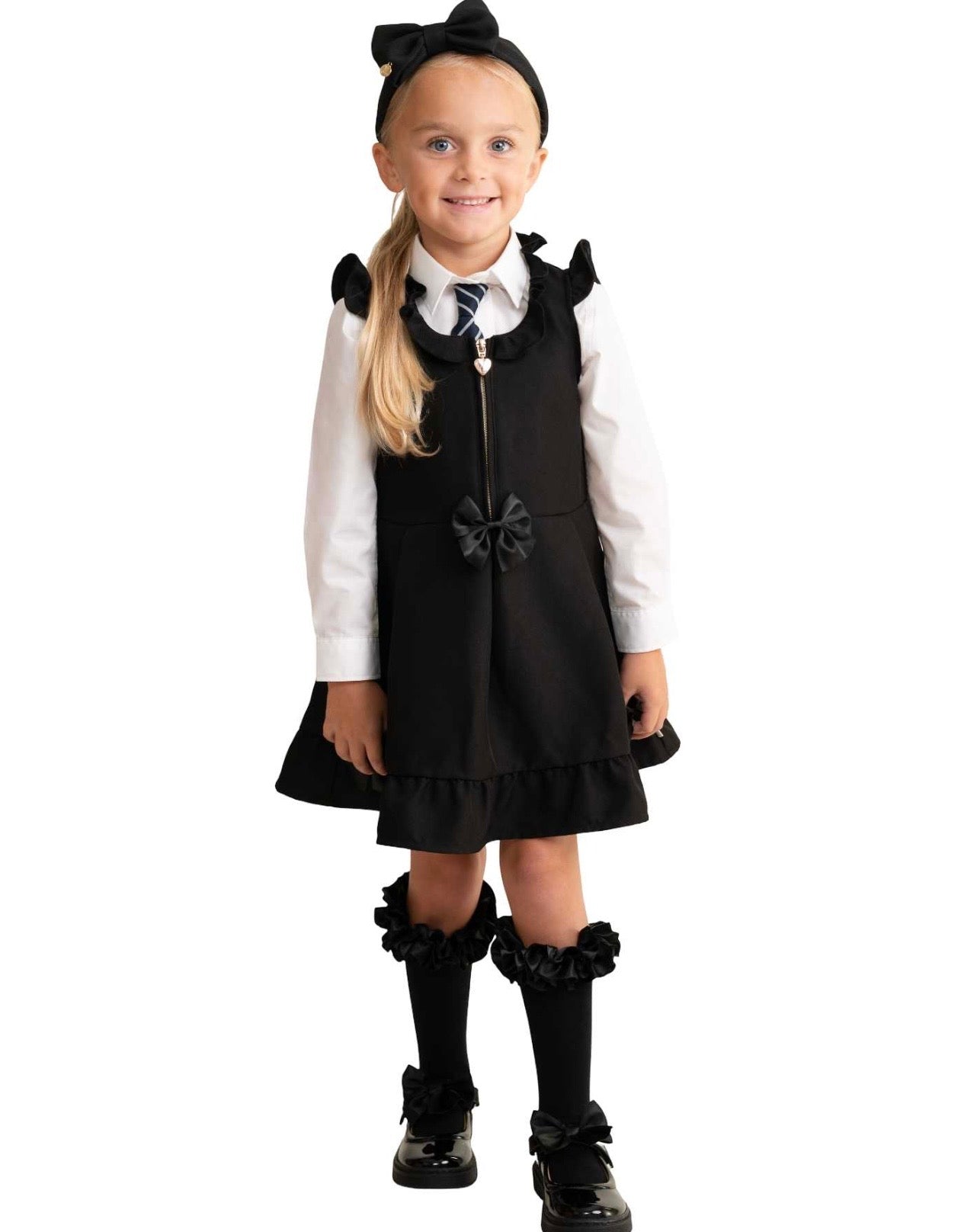 Caramelo Pinafore Black