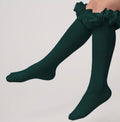 Ruffle Socks Bottle Green