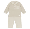 Beige Polo Set