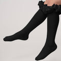 Ruffle Sock Black