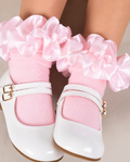Ruffle Socks Pink