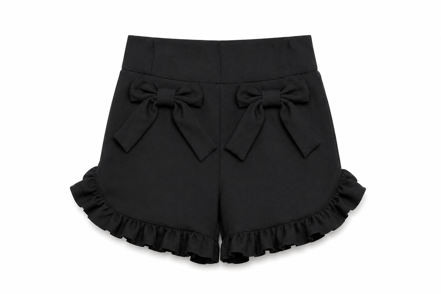 Black Bow Shorts