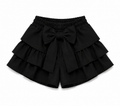 Black Ruffle Shorts