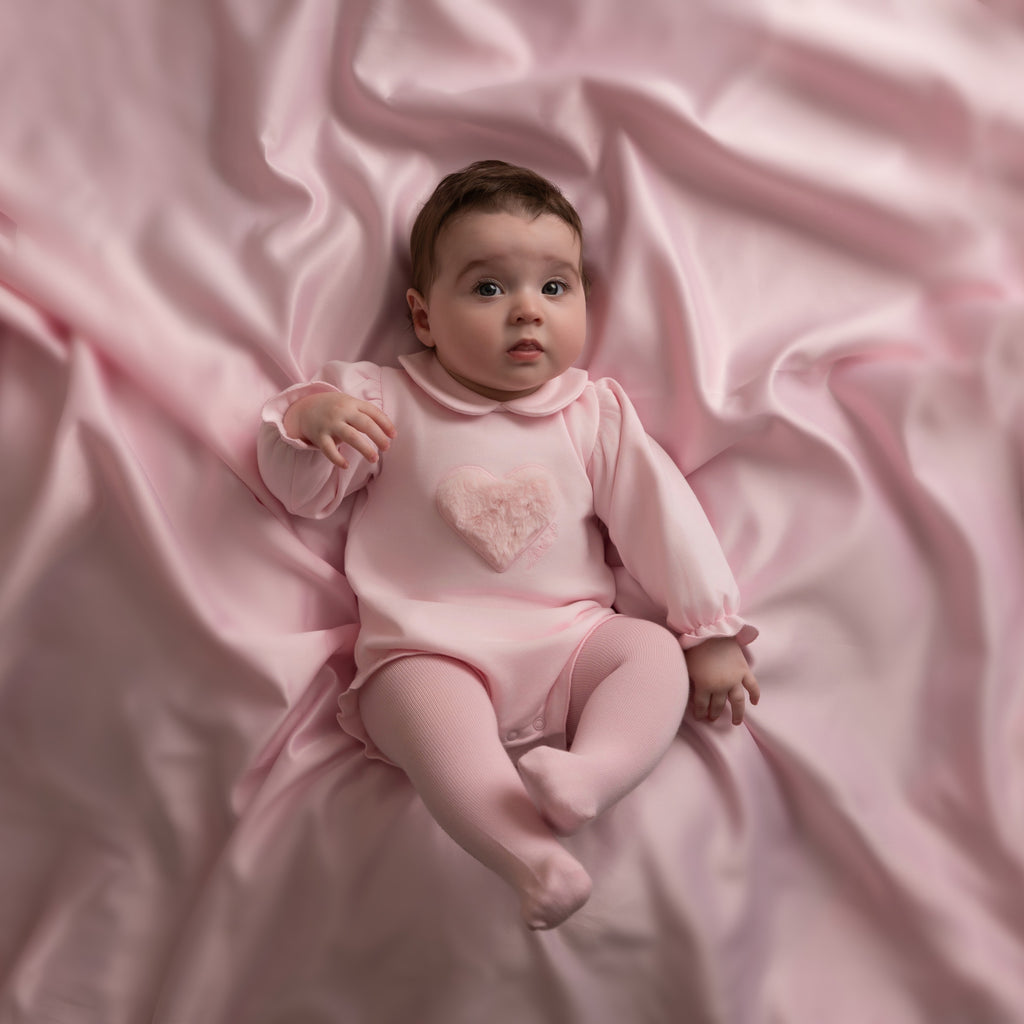 Dulca Fur Heart Romper