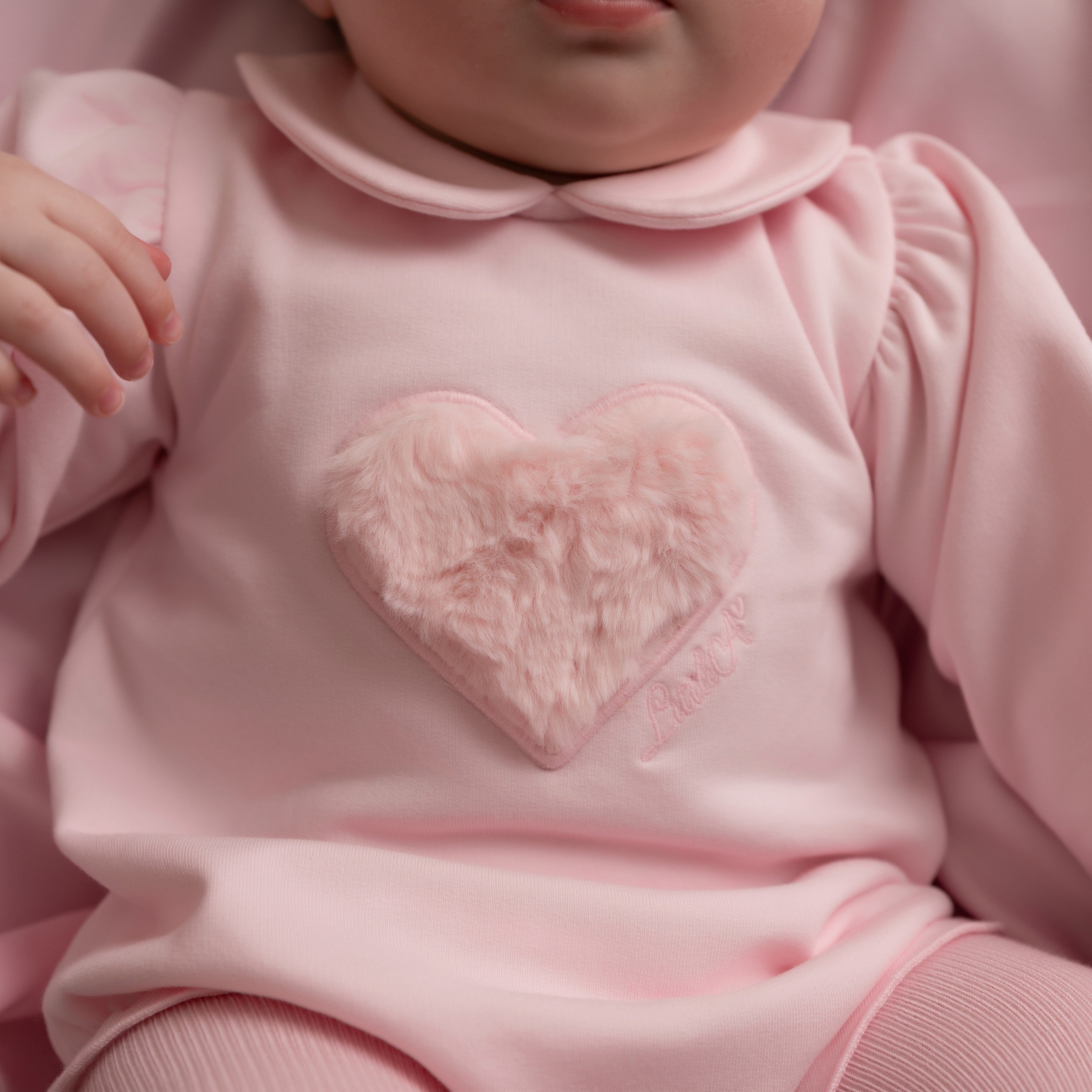 Dulca Fur Heart Romper