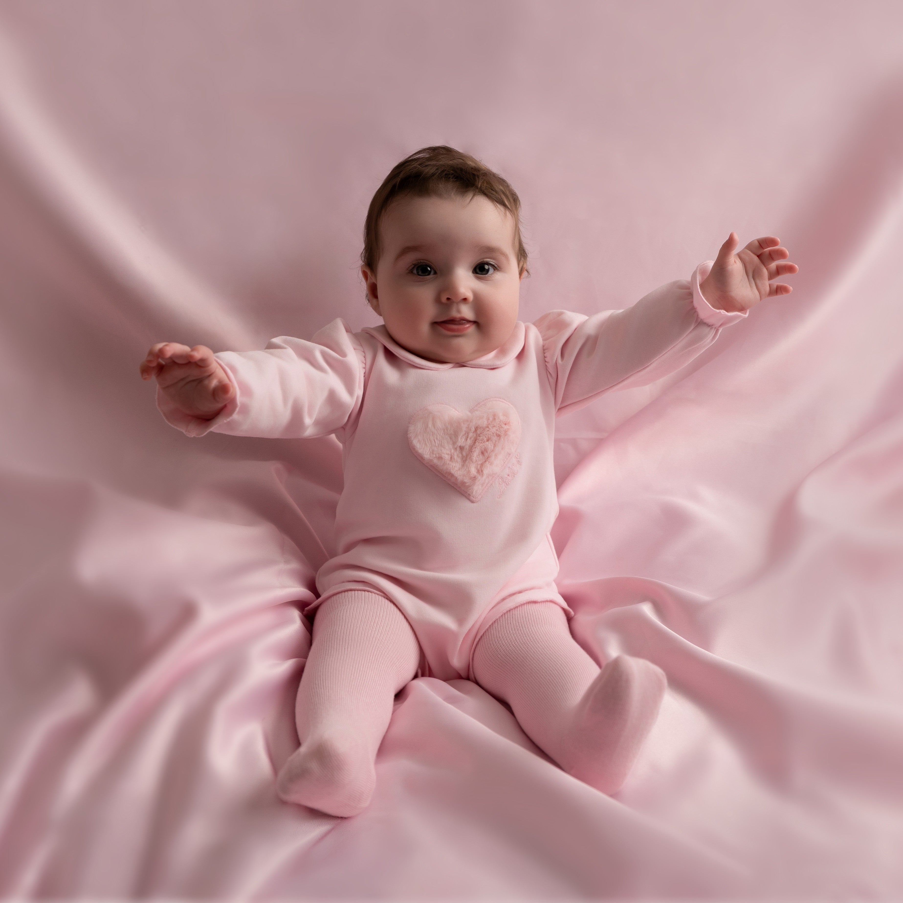 Dulca Fur Heart Romper
