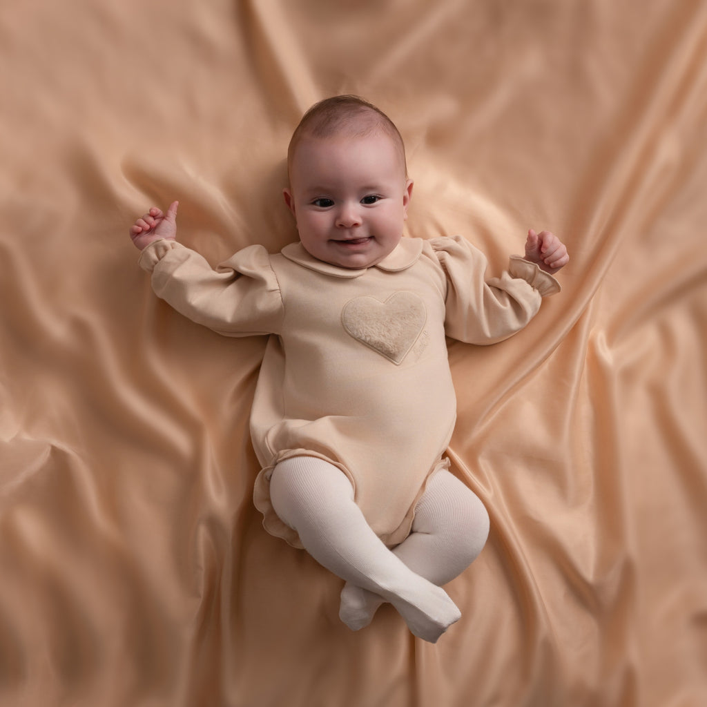 Erin Fur Heart Romper