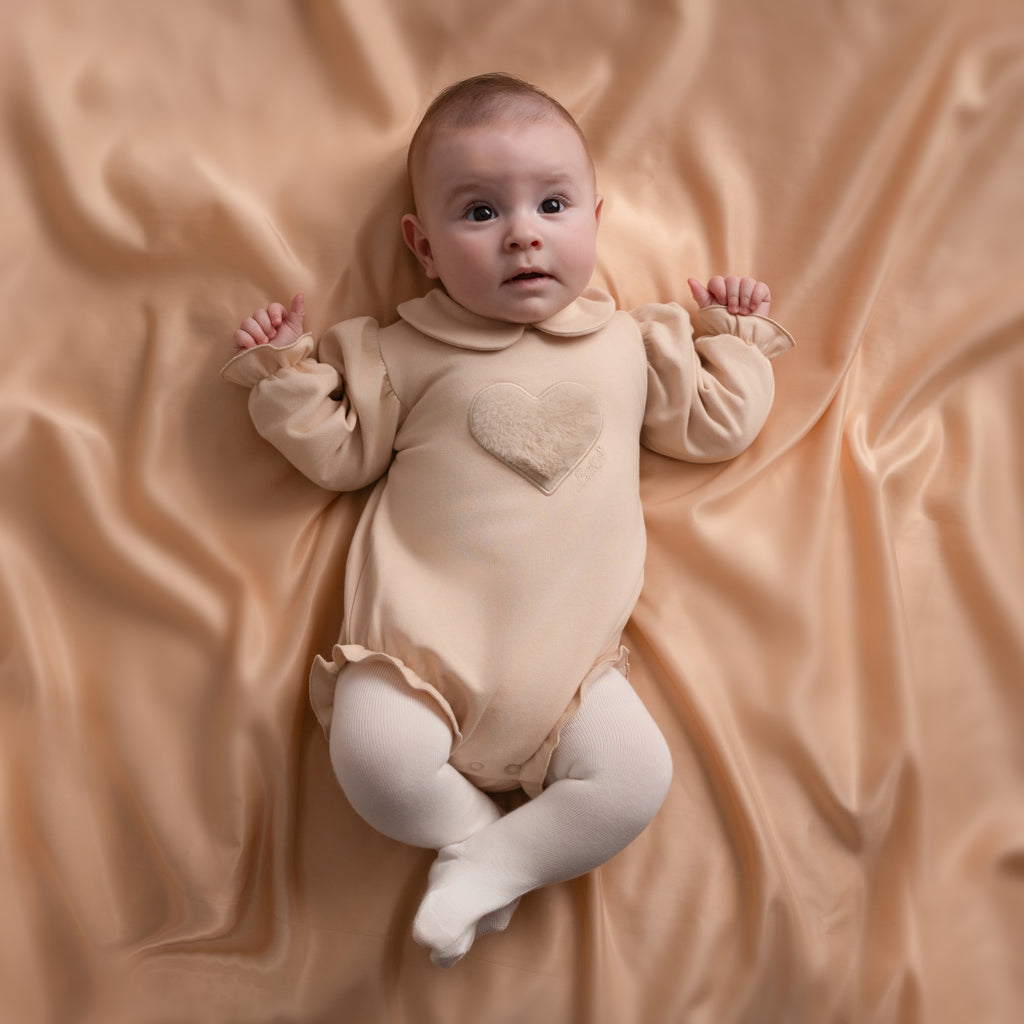 Erin Fur Heart Romper