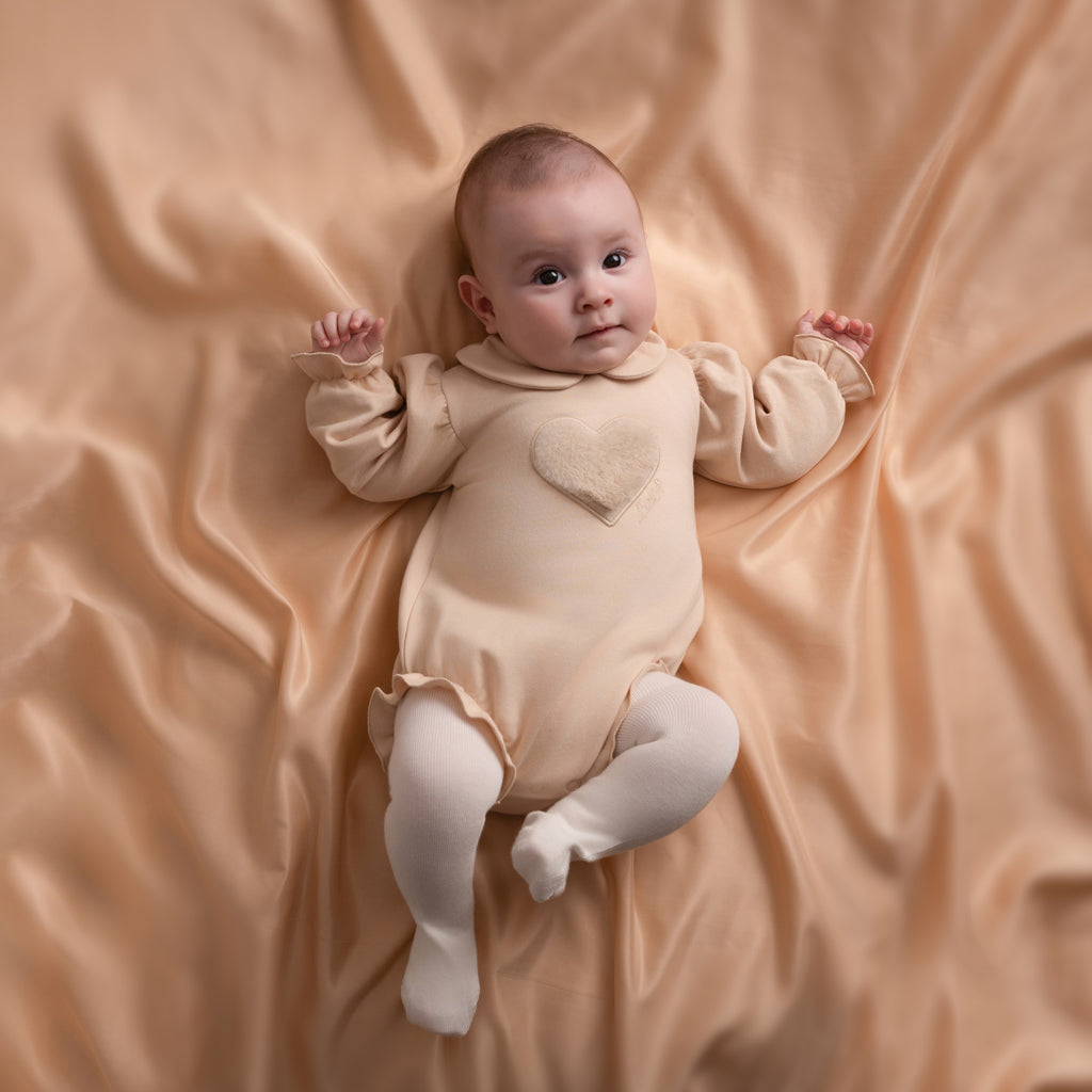 Erin Fur Heart Romper
