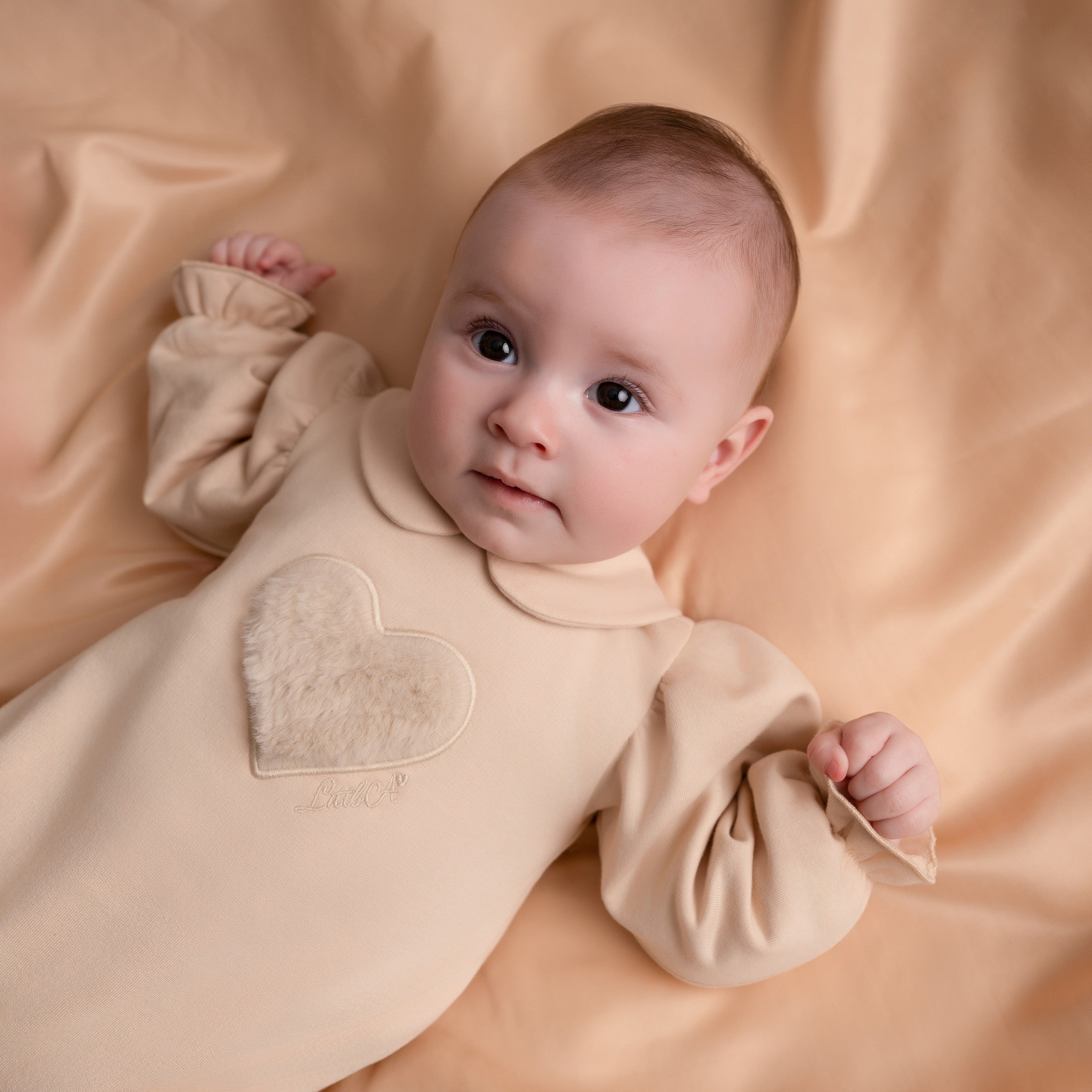 Erin Fur Heart Romper
