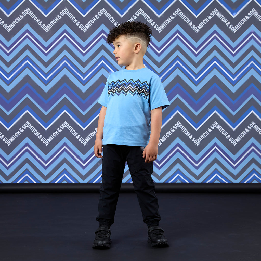 Wallace ZigZag Print T Shirt