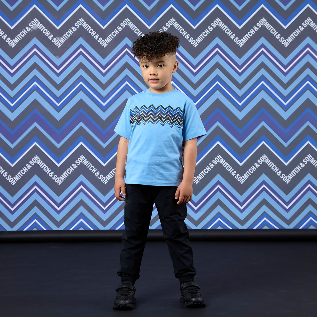 Wallace ZigZag Print T Shirt
