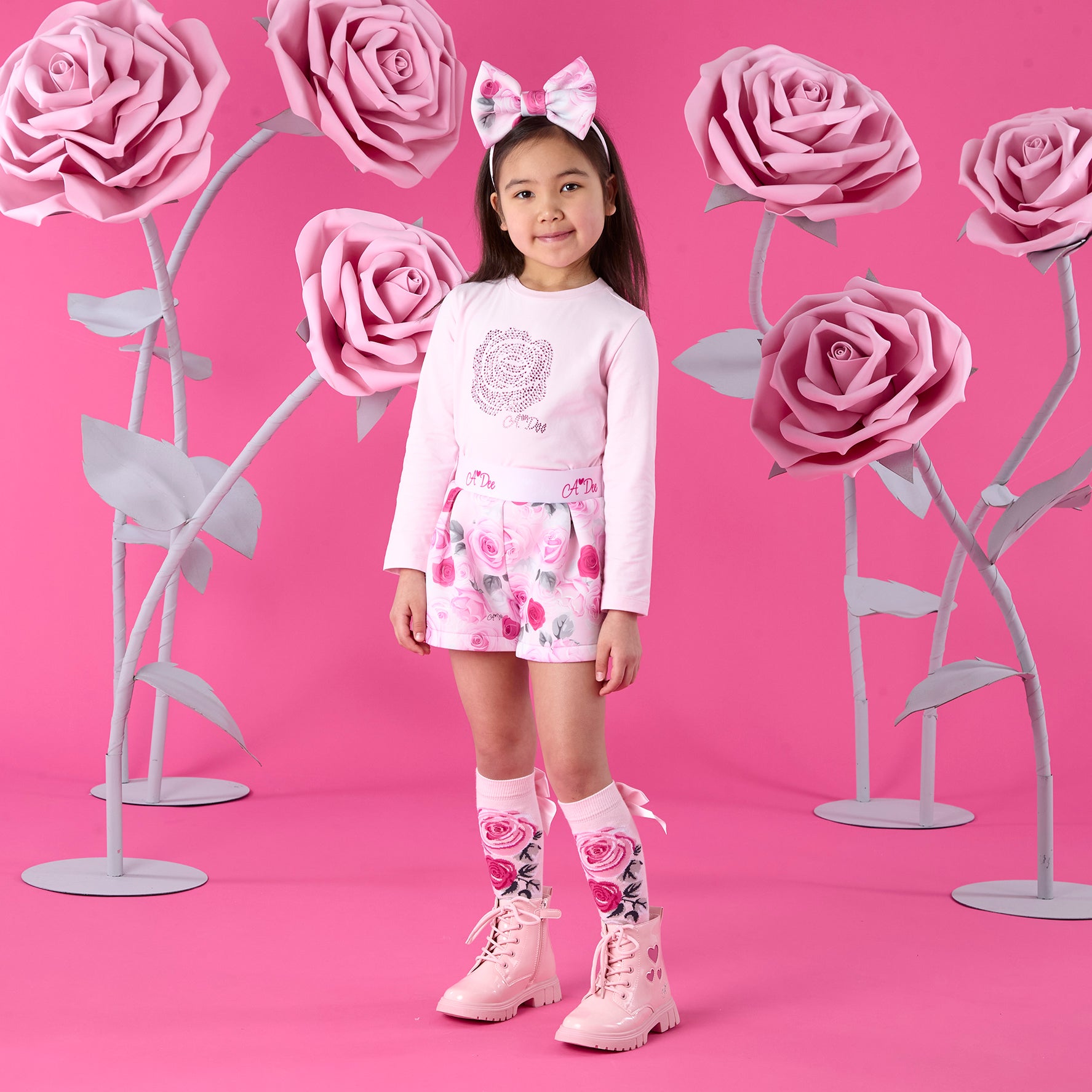Amaya Rose Print Short Set