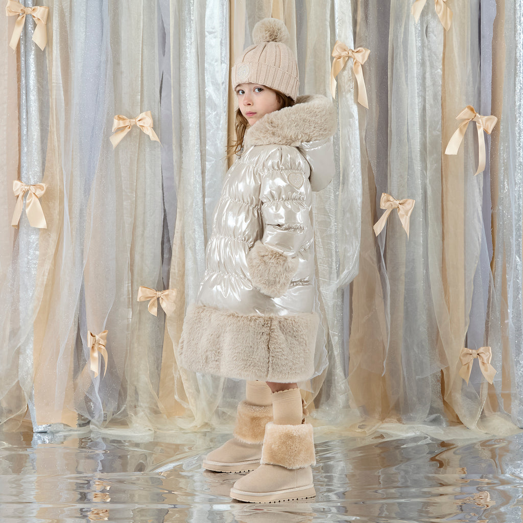 Aurora Long Fur Trim Jacket