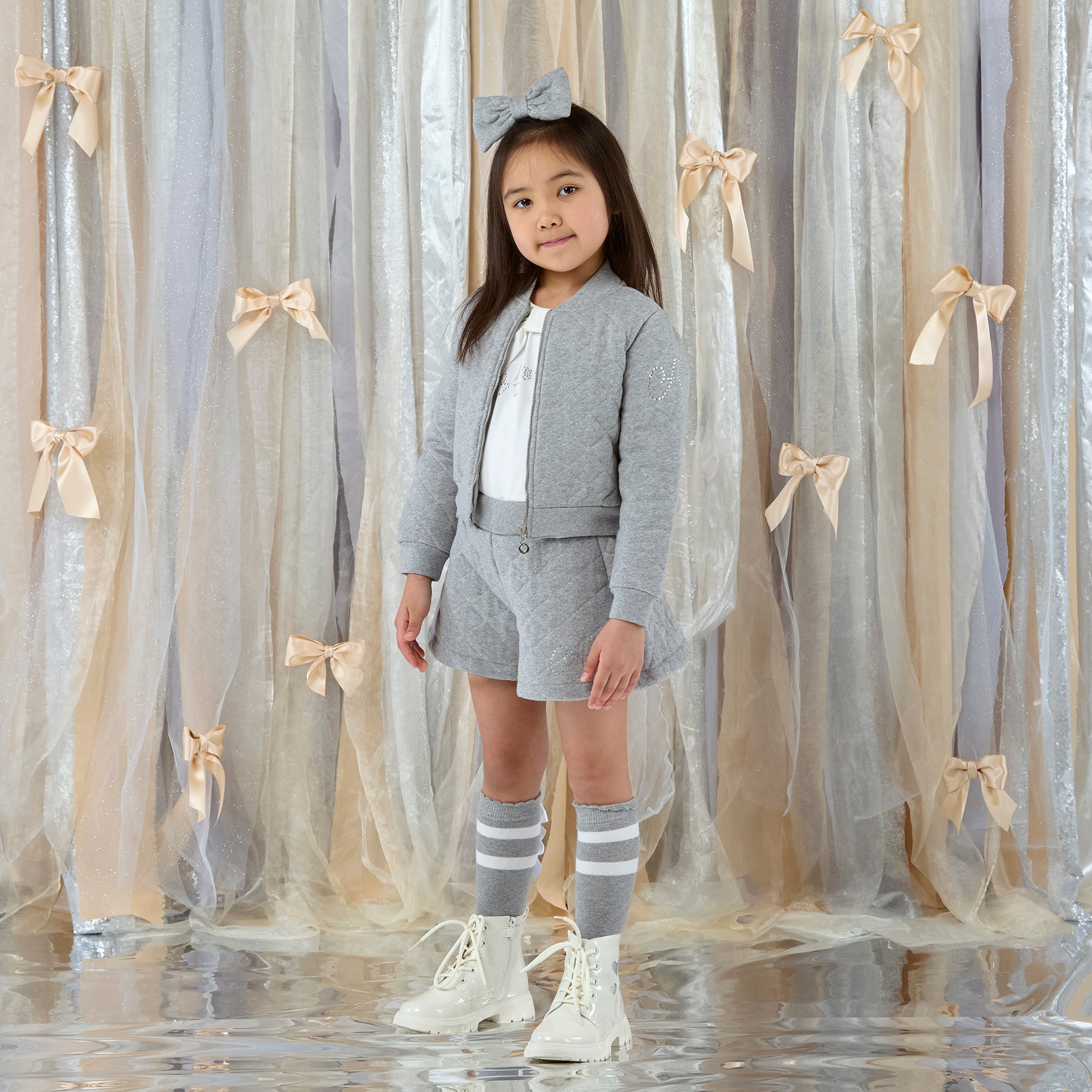 Bella Quilted Sweat Bomber