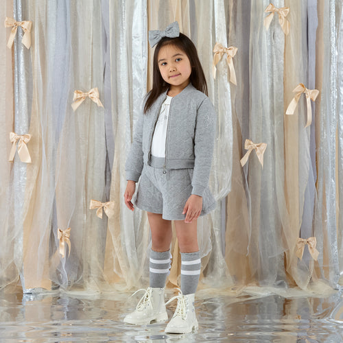Bella Quilted Sweat Bomber