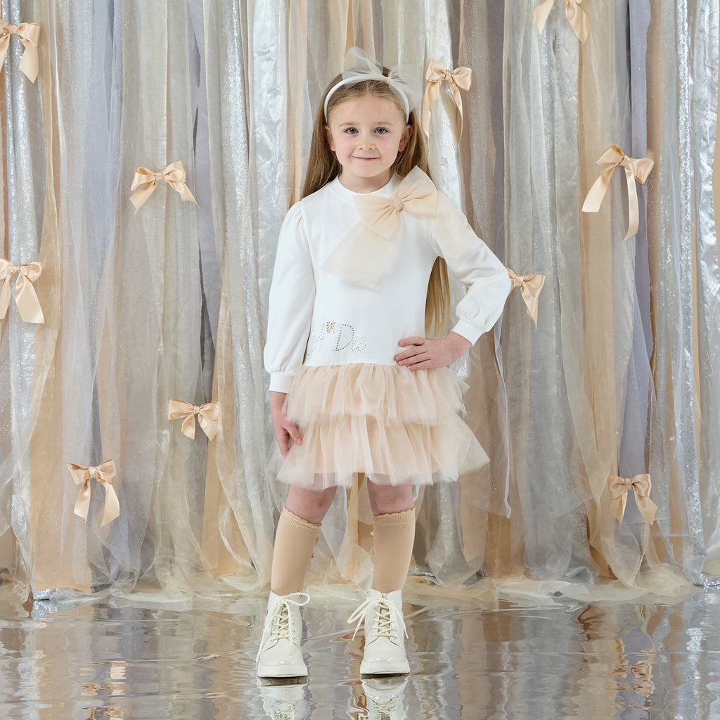 Brandy Tulle Bow Dress