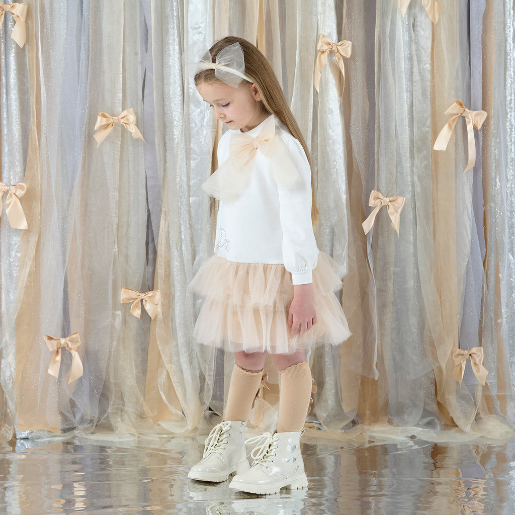 Brandy Tulle Bow Dress
