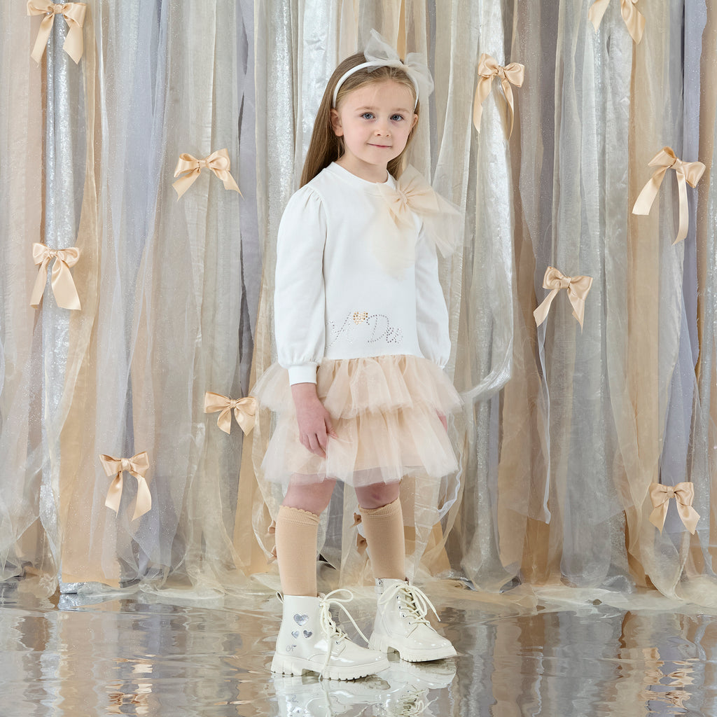 Brandy Tulle Bow Dress