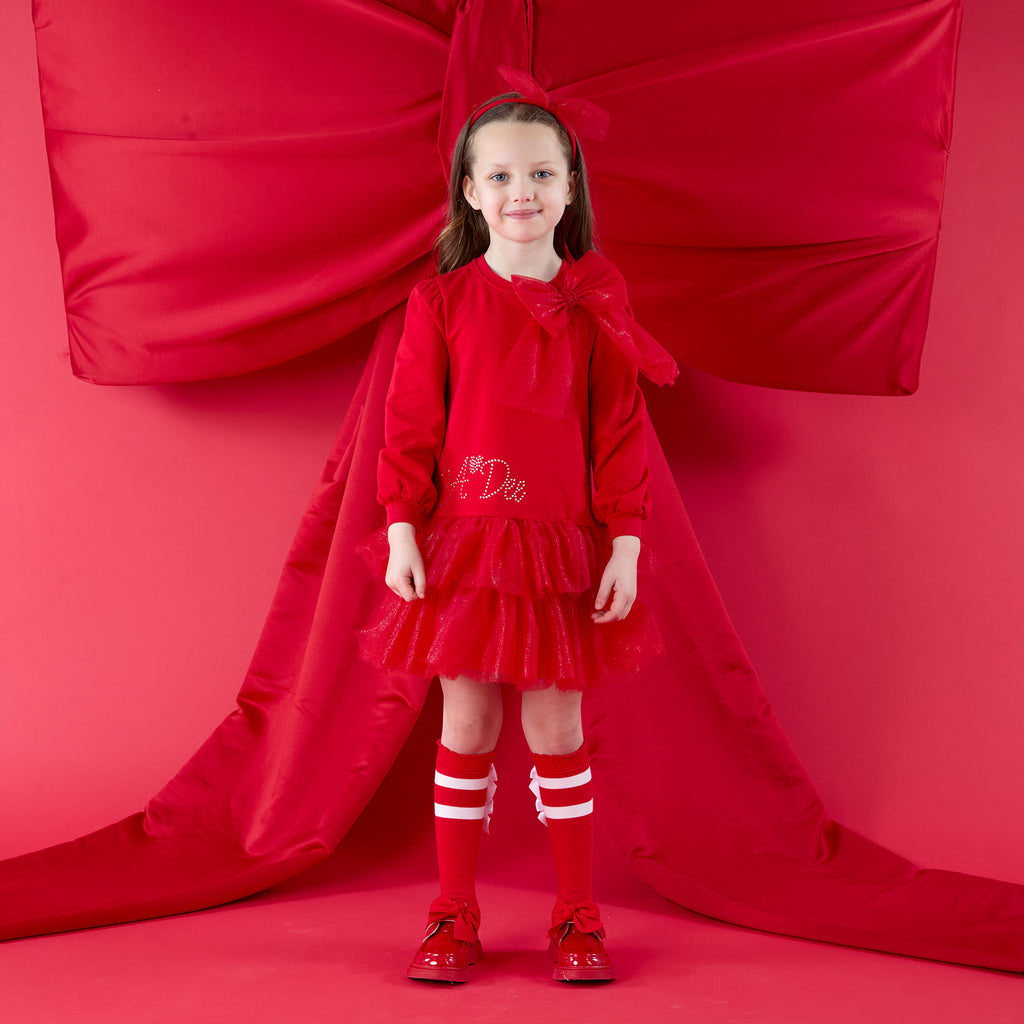 Brandy Tulle Bow Dress