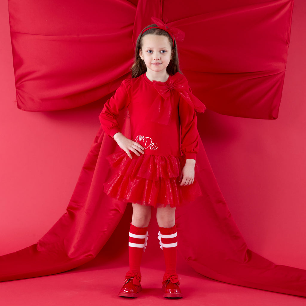 Brandy Tulle Bow Dress